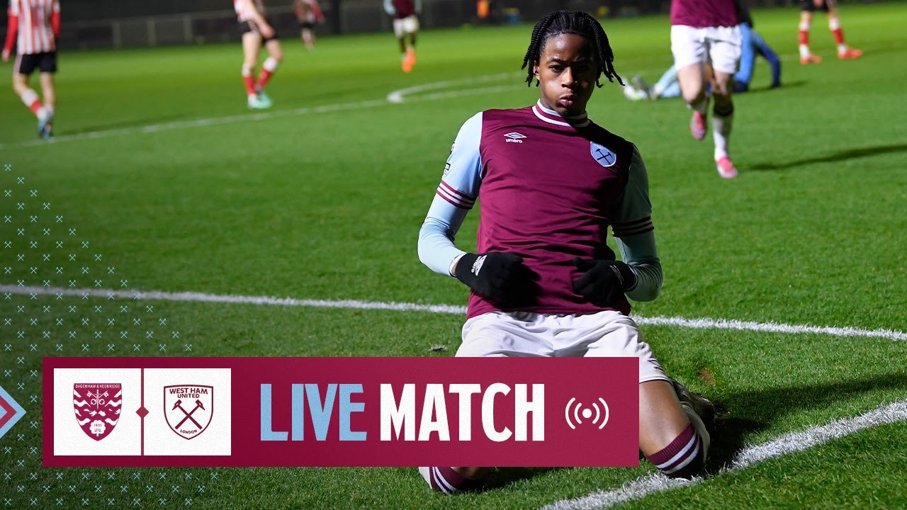 LIVE MATCH 🔴 | Dagenham & Redbridge v West Ham U21 | National League Cup