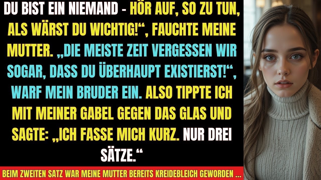 👉 Mein Bruder lachte, meine Mutter wurde KREIDEBLEICH – als ich endlich die Wahrheit sagte