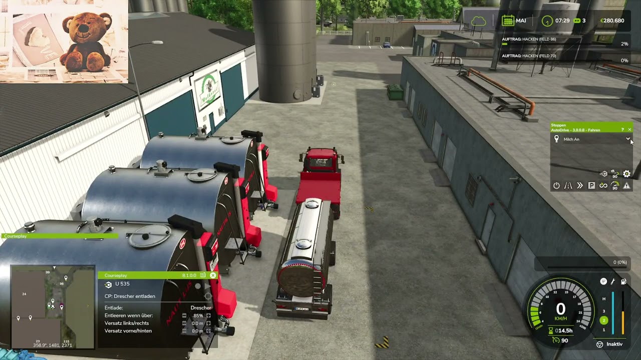 LS 25 NF Marsch 333 - Gras Ernte Jetzt geht es Los !!!