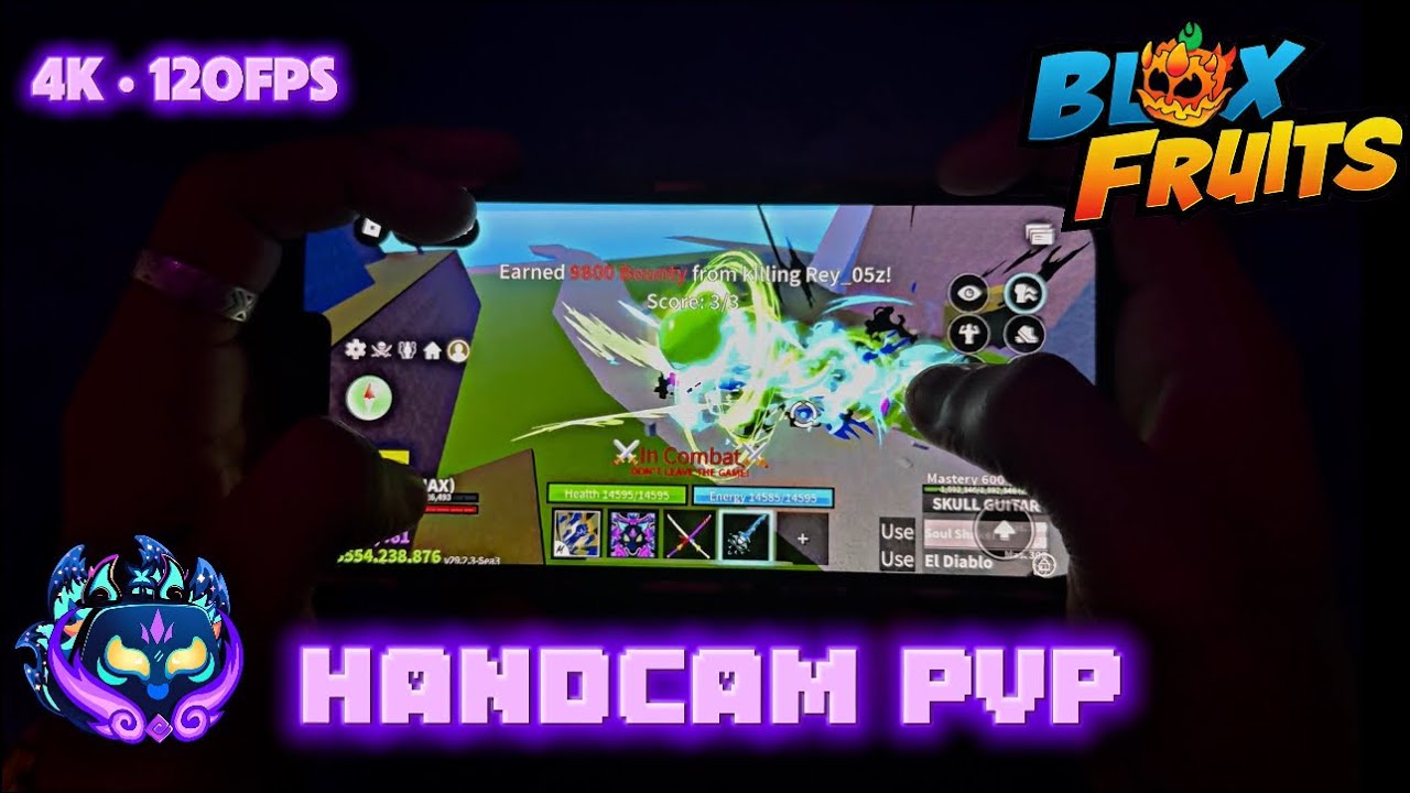 Galaxy Kitsune PvP, но с ручной камерой 😳🔥 | Blox Fruits