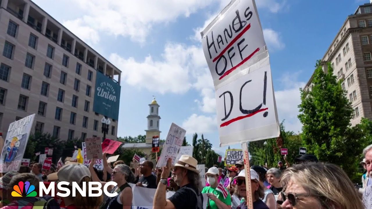 Democratic governors slam Trump's D.C. police takeover