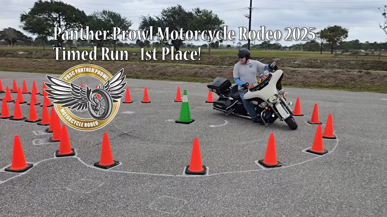 Panther Prowl Motorcycle Rodeo 2025 Timed Run - 1st Place Run