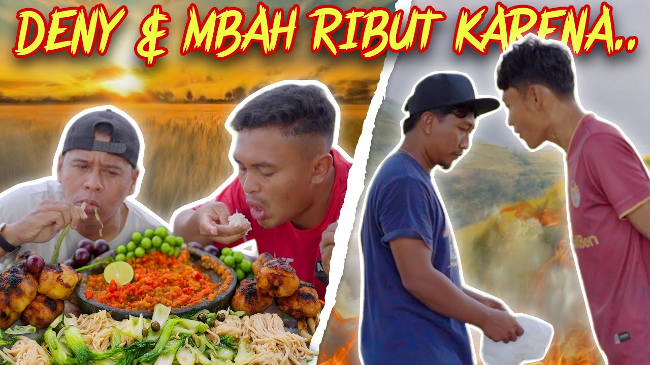 KERIBUTAN TERJADI SAAT BAKAR PAHA AYAM DAUN BAWANG JADUL CAMPUR SAMBAL ULEK PEDAS