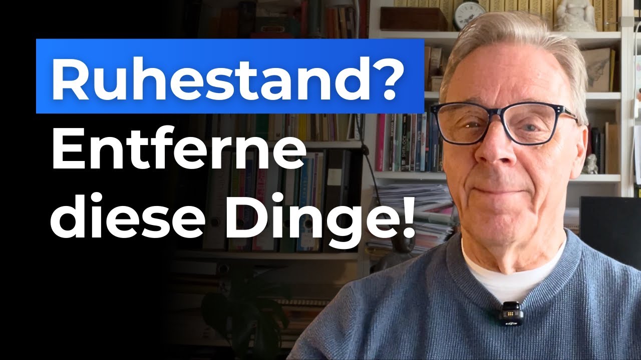 Über 50? Lasse diese Dinge los, bevor du in Rente gehst!