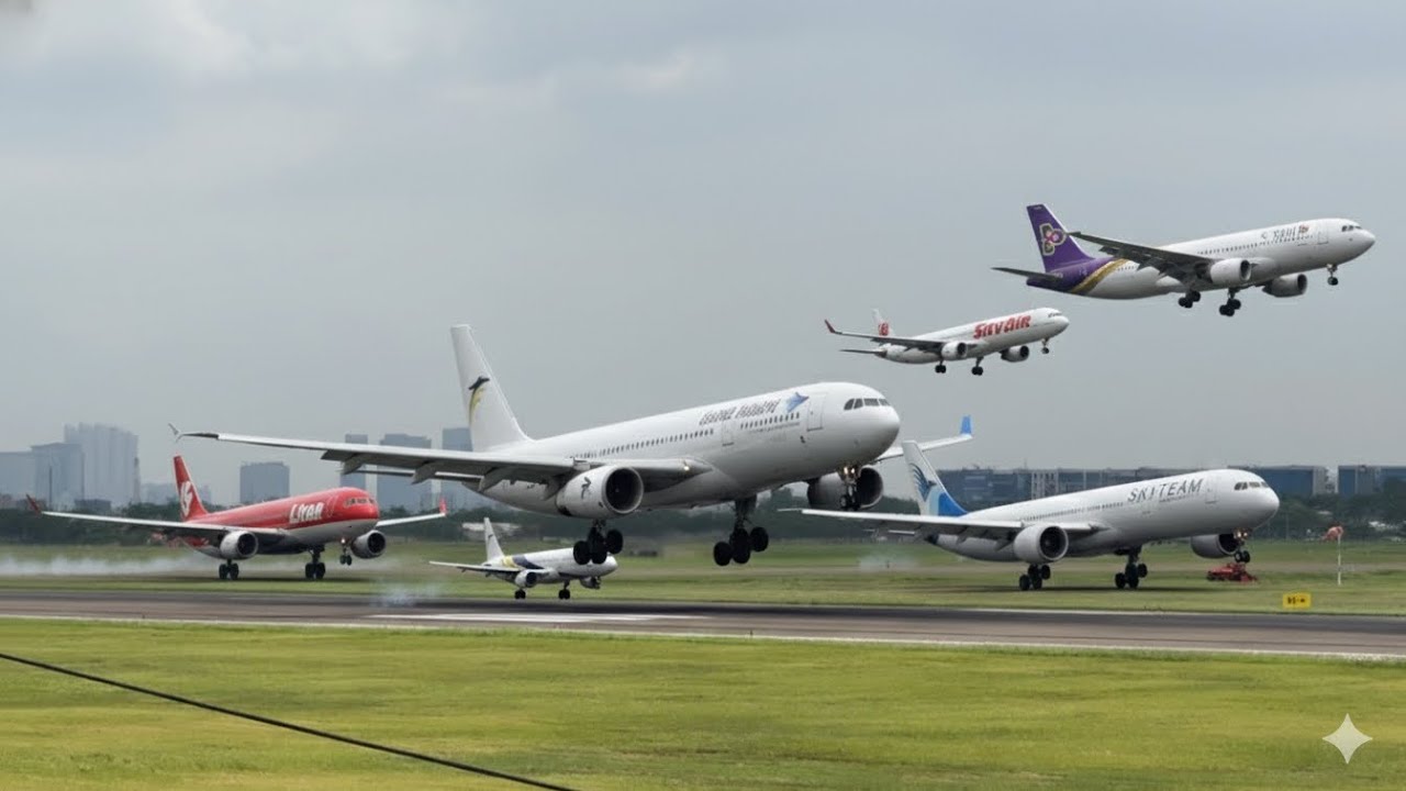 23 Minutes of Plane Spotting at Soekarno–Hatta International Airport (CGK)