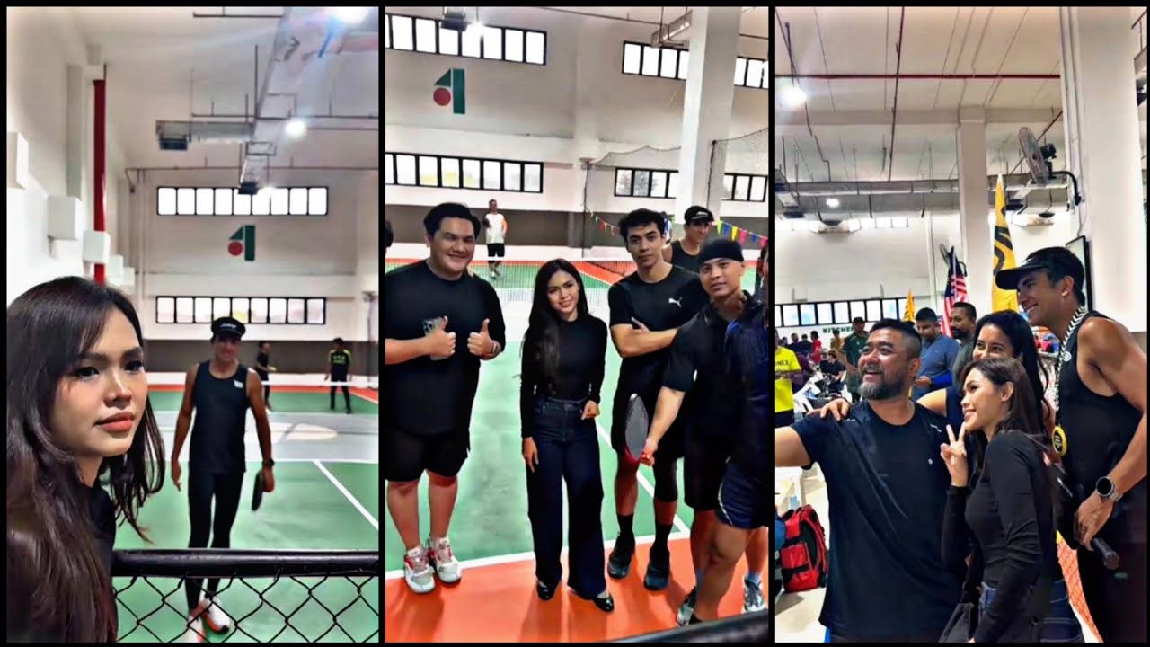 Syed Saddiq & Bella Astillah @ Pickleball MUDA