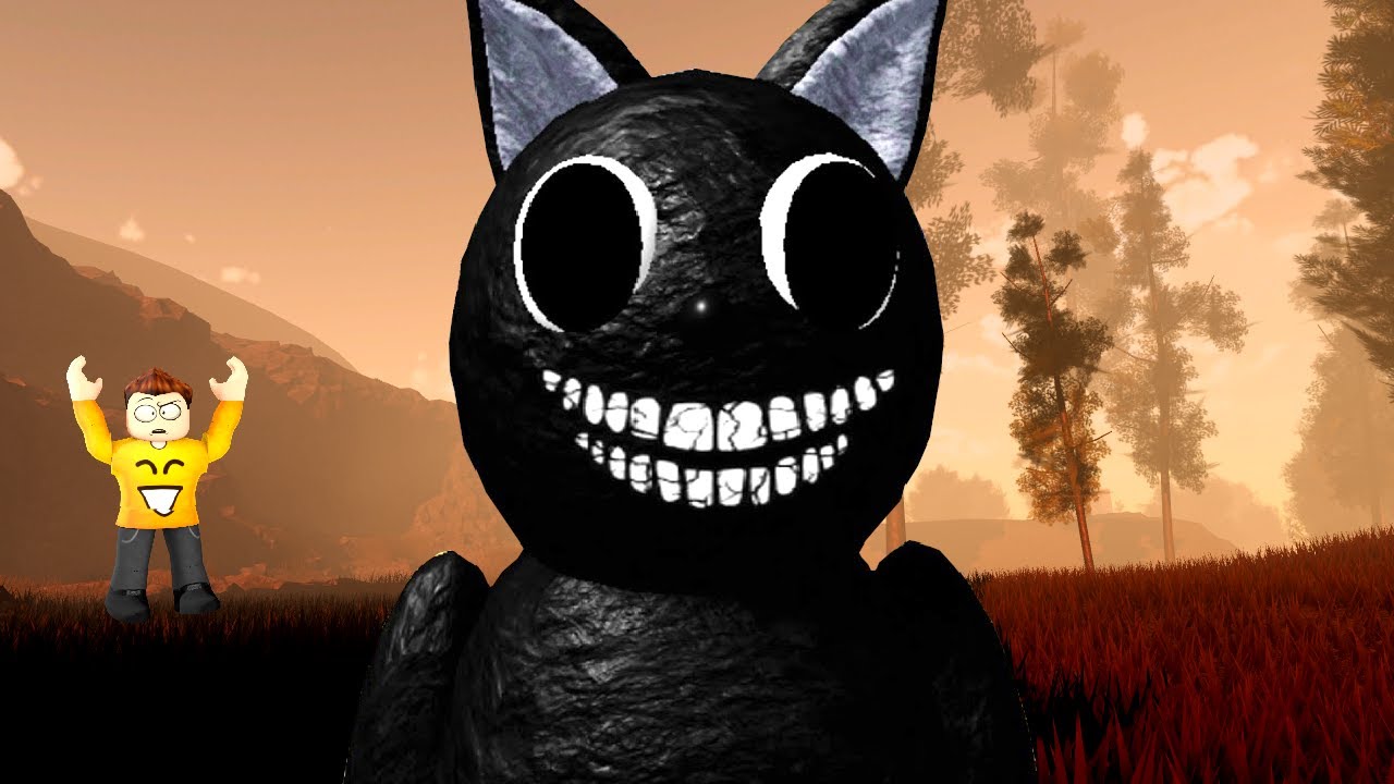 SPOTKAŁEM CARTOON CAT w ROBLOX KTÓRY ZROBIŁ MI TO...