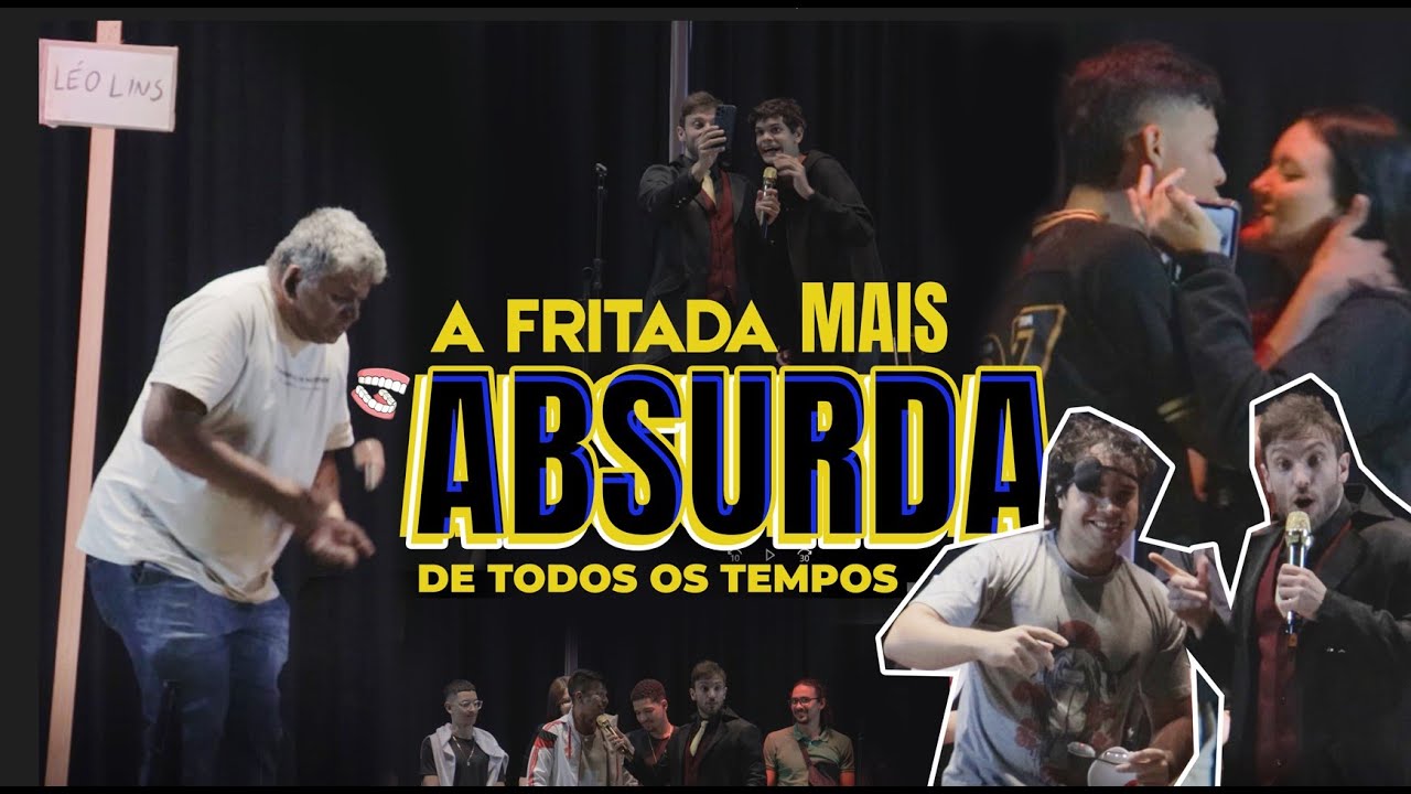 Léo Lins - BEIJO, TAPA EM CEGO E DENTADURA CAINDO - FRITADA INSANA