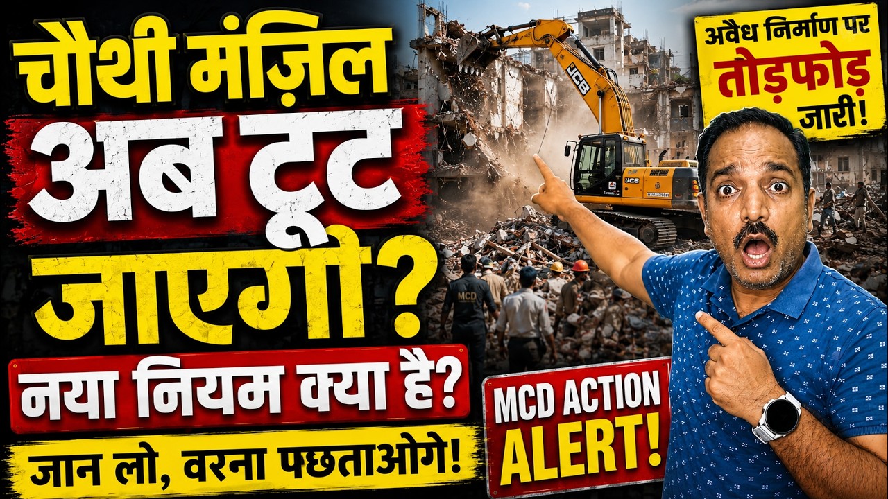How to Build 4 Floors Legally in Delhi? | MCD Online Map Pass Process