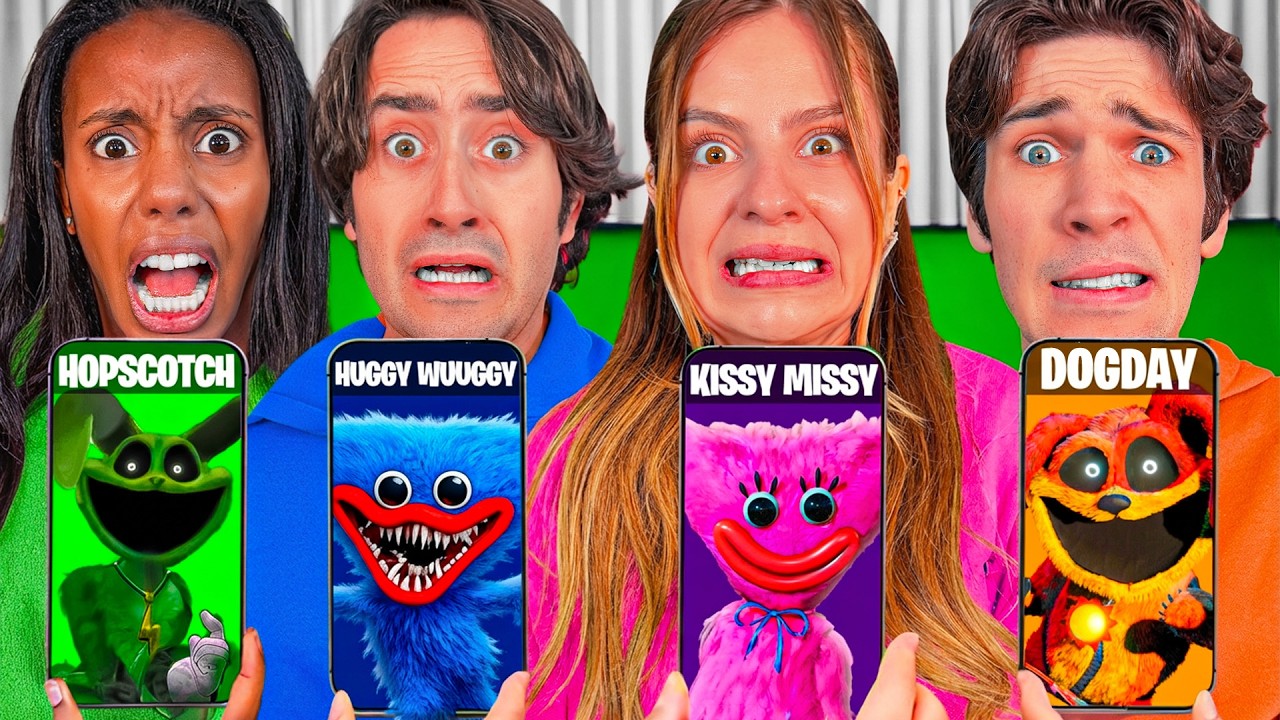CHIAMO I PERSONAGGI DI POPPY PLAYTIME AL TELEFONO ALLE 3:00 DI NOTTE! HUGGY WUGGY e KISSY MISSY📱