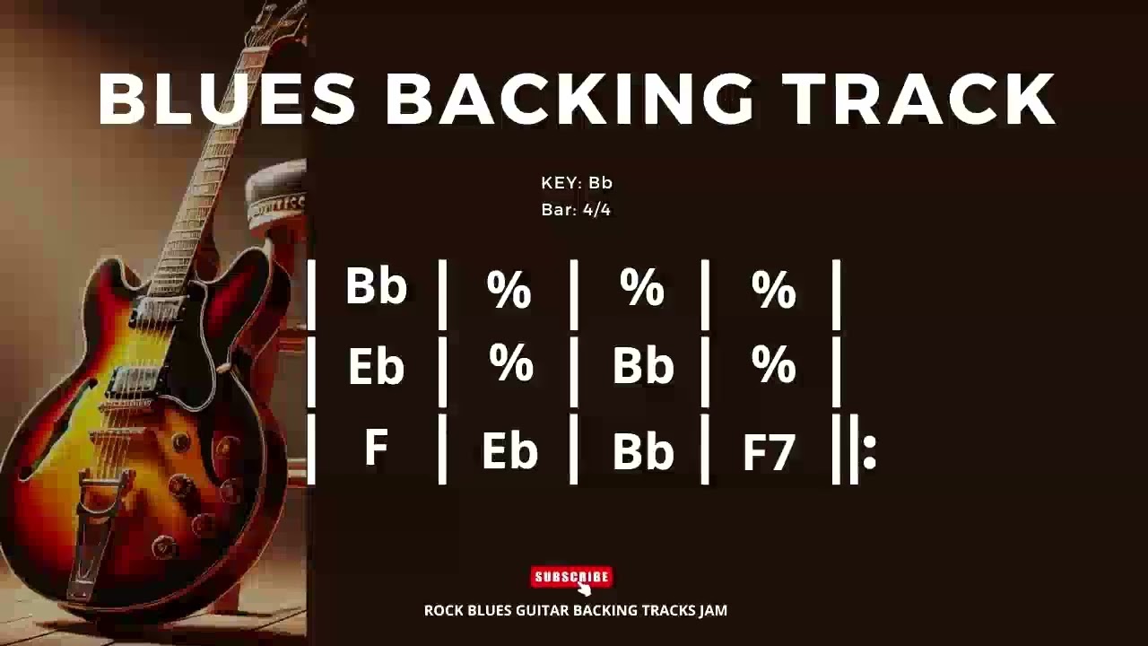 Blues Backing Track in Bb Jimmy Reed Style 78 BPM