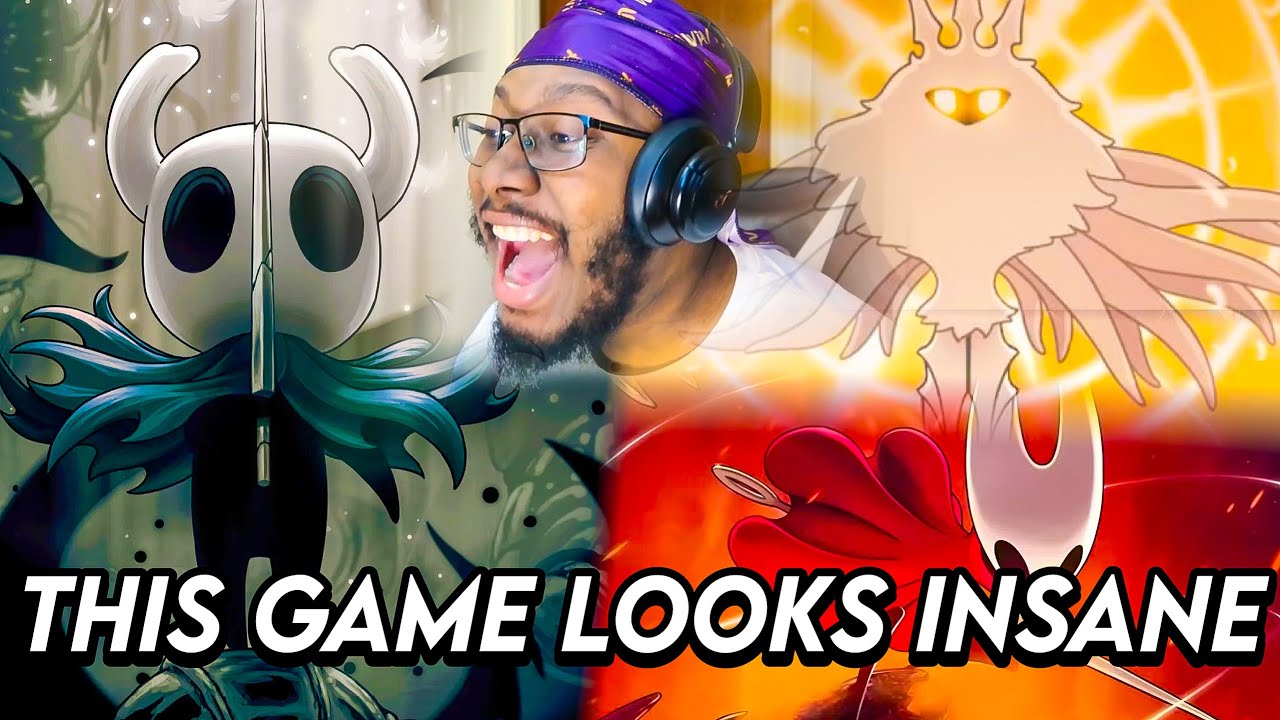 Metroidvania NOOB Reacts To ALL HOLLOW KNIGHT TRAILERS