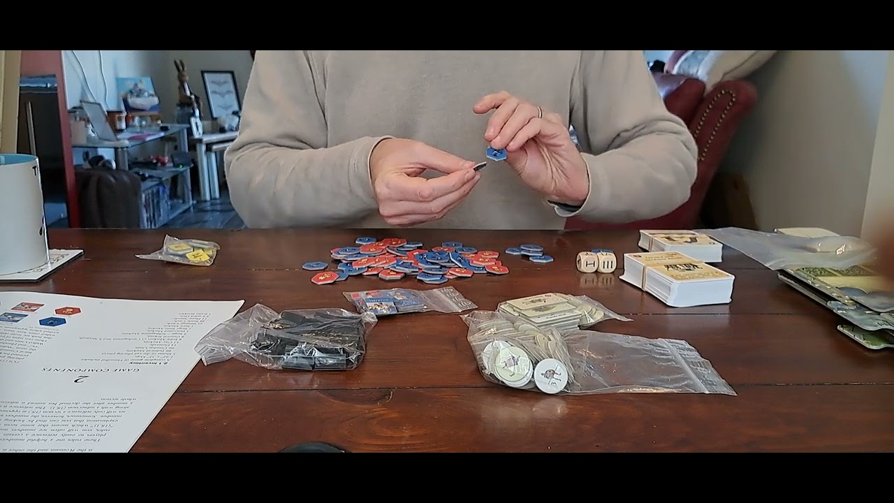 Hannibal Rome vs Carthage: Board Game Sort (ASMR-esque)