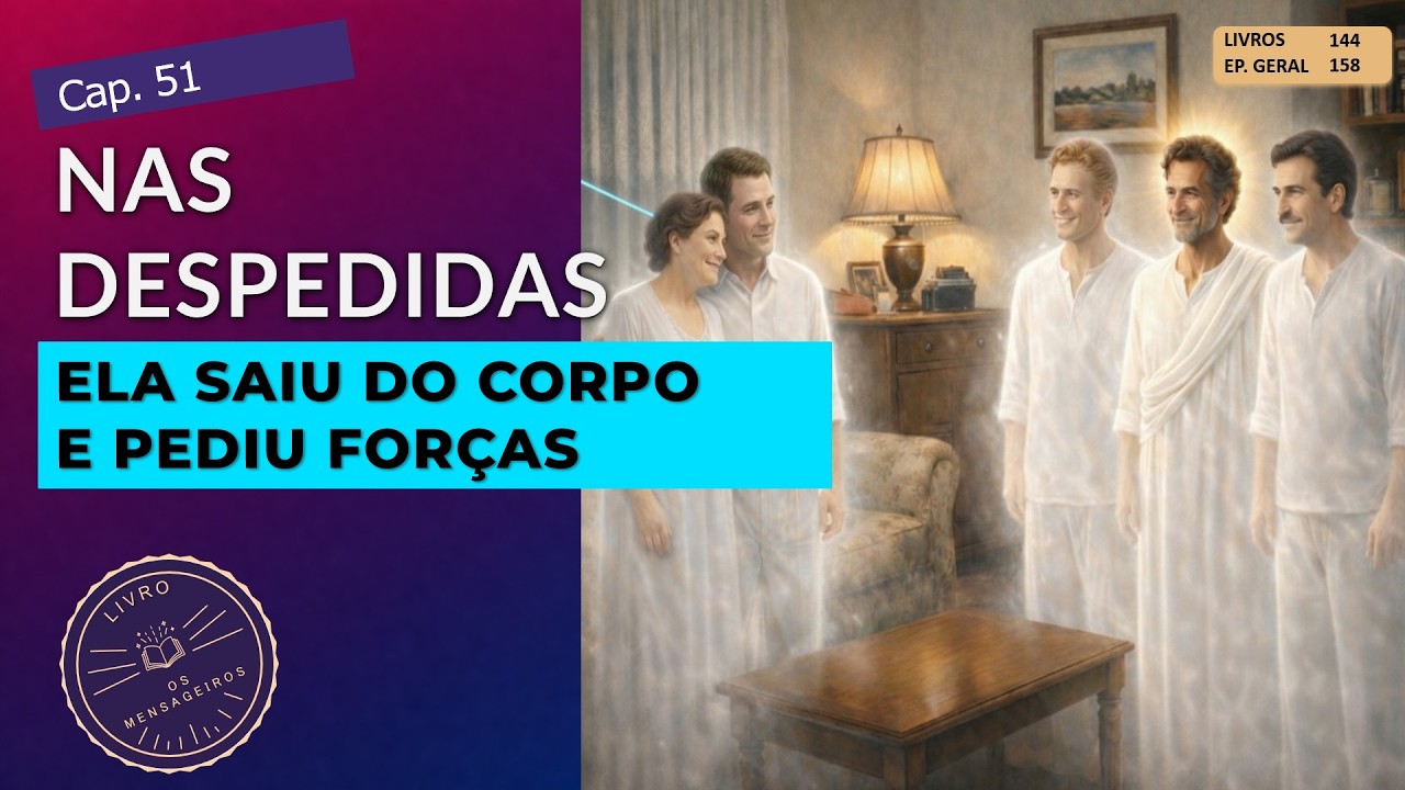 Nas Despedidas (Projeção Astral de Isabel) [Mensageiros] | EP. #158/ Cap.51