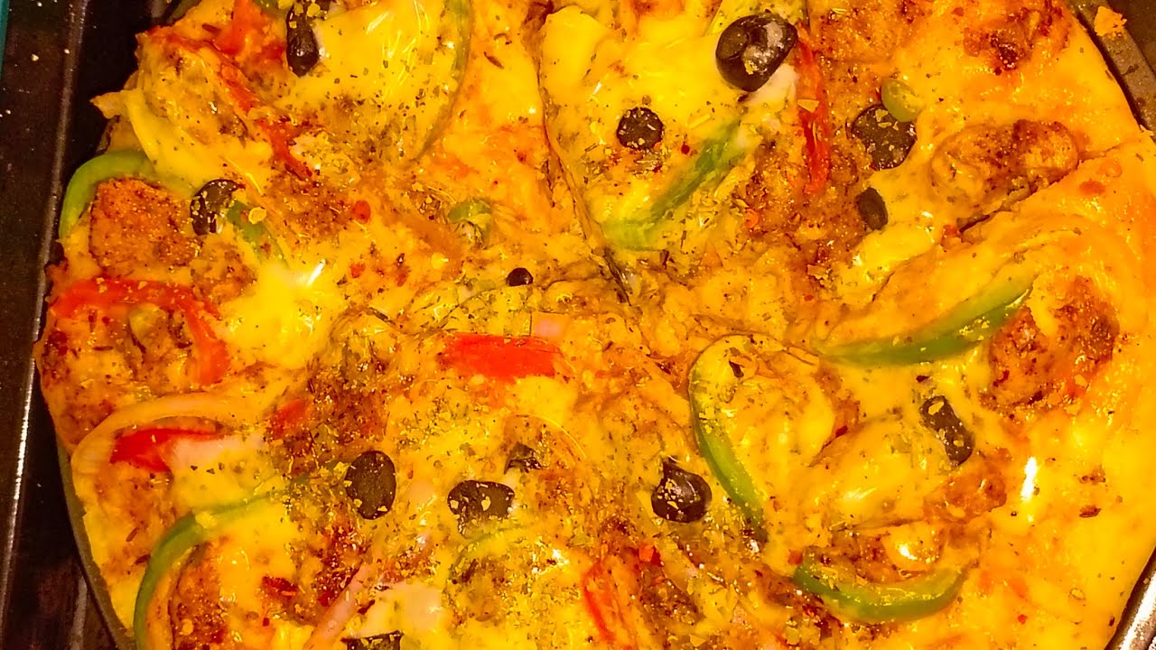 CHICKEN FAJITA PIZZA RECIPE !BY ALLY'S KITCHEN.
