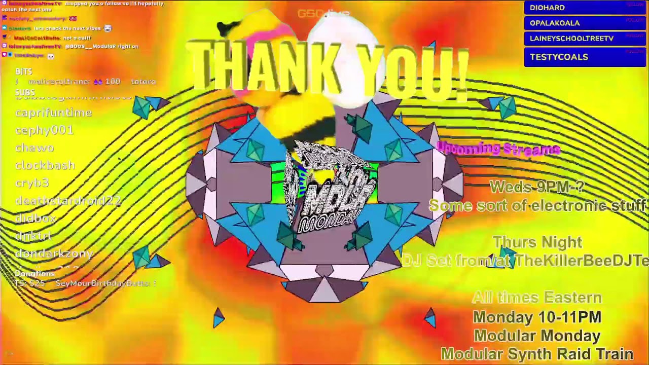 GSG.LIVE presents MDLR MONDAY - Modular Synth Dawless Techno and Live VJ