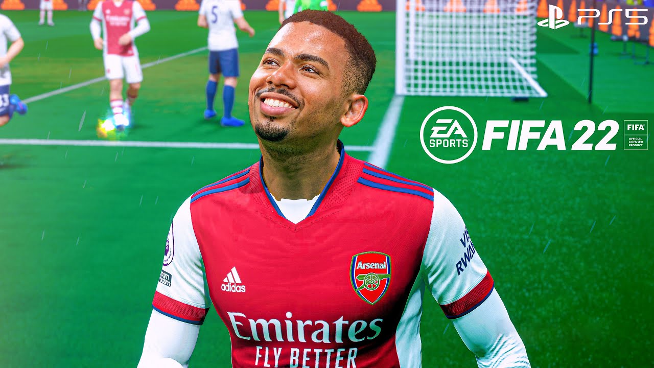 FIFA 22 PS5 | Arsenal vs. Tottenham Hotspur Ft. Gabriel Jesus, Richarlison, | Premier League | 4K