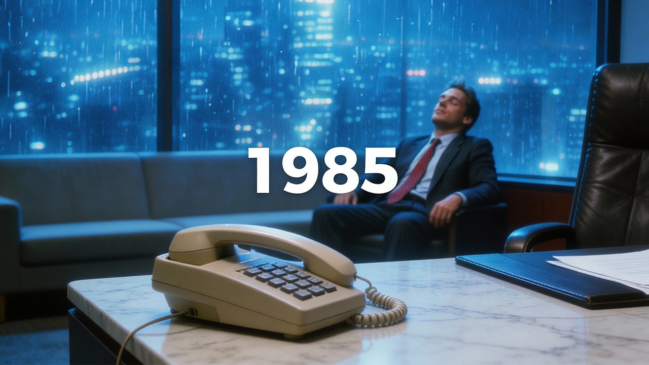 it’s １９８５ and you said you’d leave hours ago