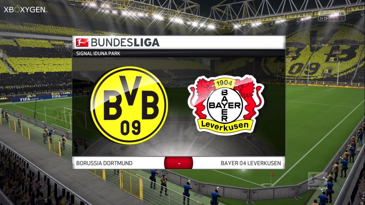 FIFA 16 - Xbox One Gameplay Dortmund - Bayer Leverkusen - Bundesliga
