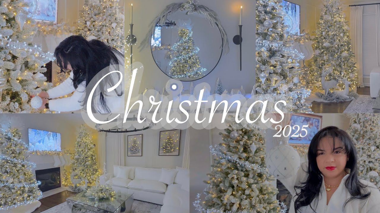 Decoración Navidad 2025🎄 Decoración Navideña Sala y Entrada. villa Navideña  |Nady