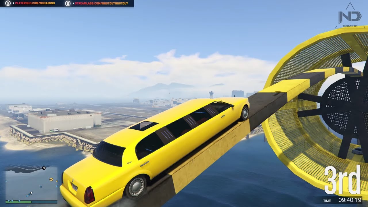 [LIVE] GTA 5 Online - Khi Xe Limo Siêu Dài Parkour