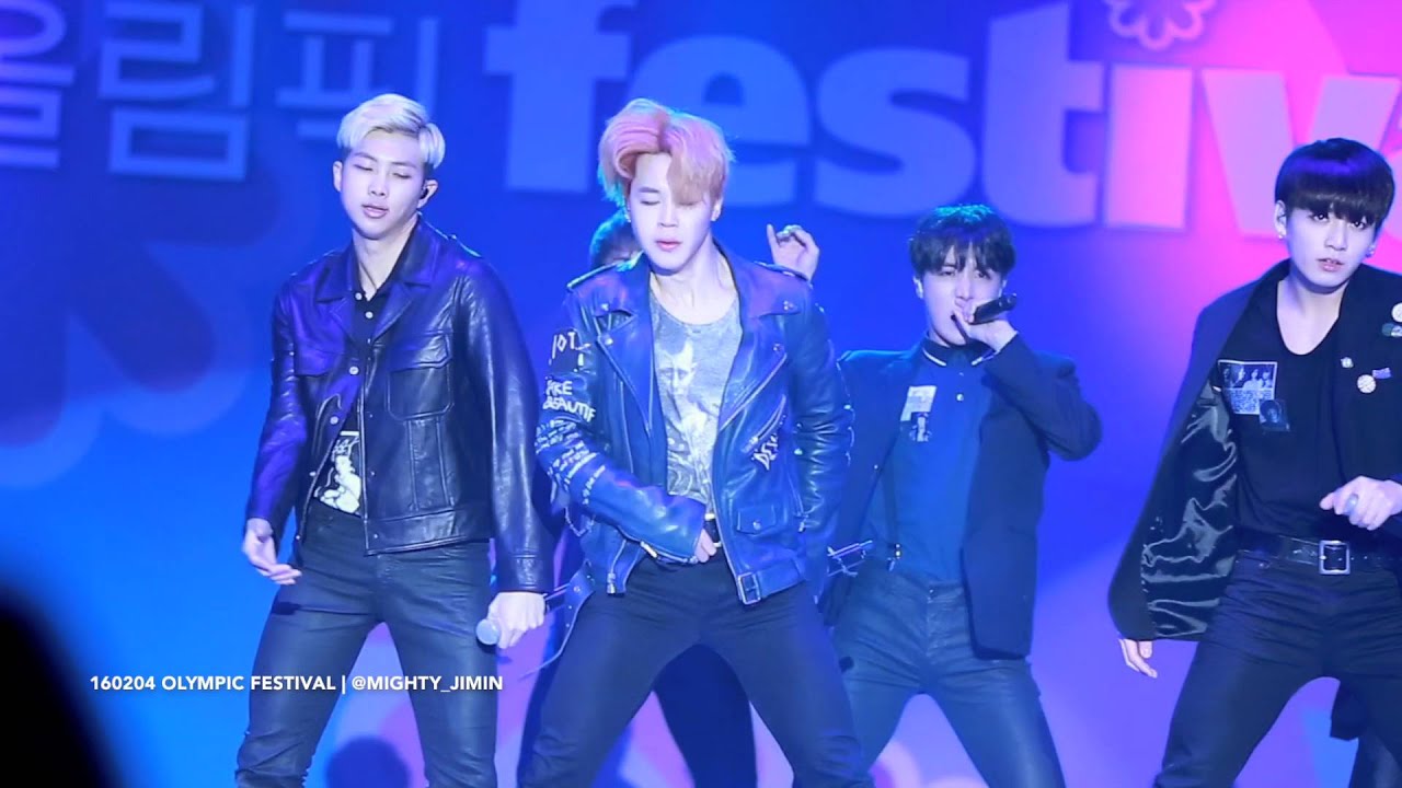 160204 강릉 올림픽 페스티벌 방탄소년단 BTS RUN 지민 focus 직캠 fancam