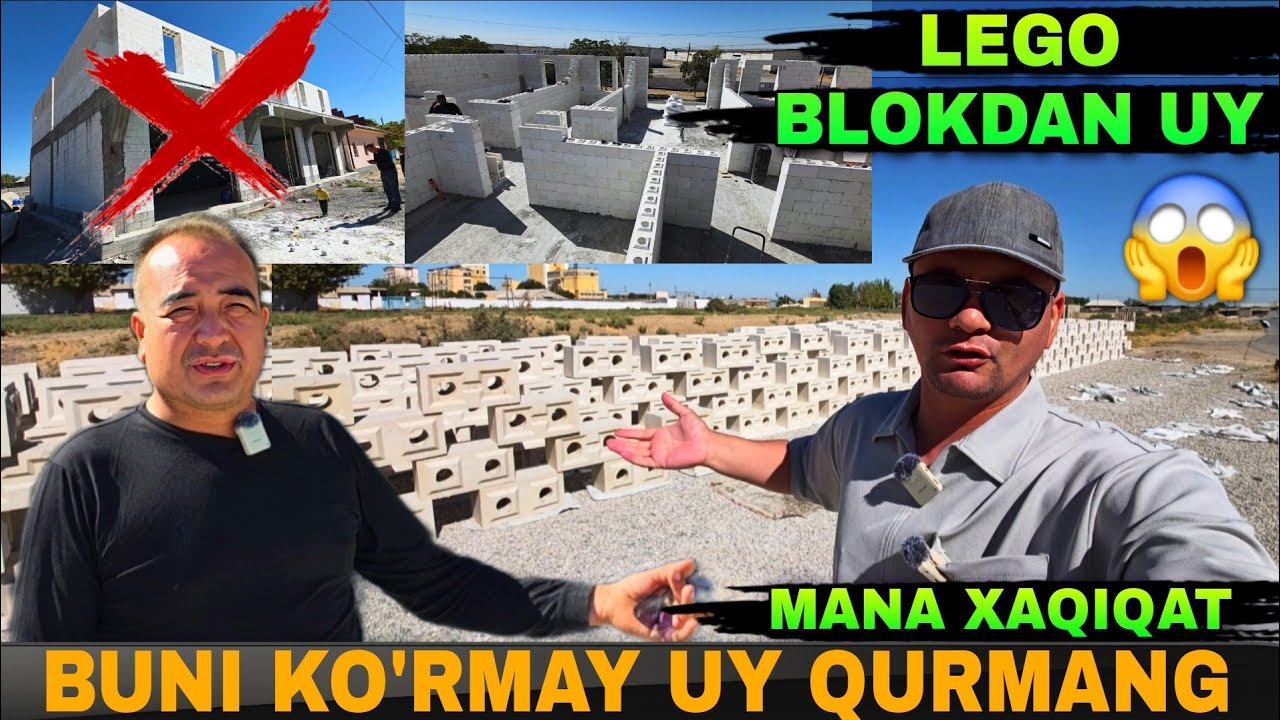 LEGO BLOK PENABLOK GIPSABLOK GAZABLOK MANA XAQIQAT UY QURMOQCHI BOGANLAR KO'RING KEYIN AFSUS QILMANG