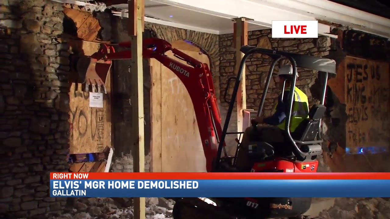 col tom parkers home being demolished