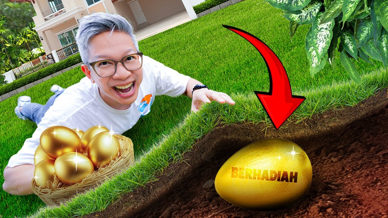 TEMUKAN TELUR BERHADIAH BOLEH AMBIL!!