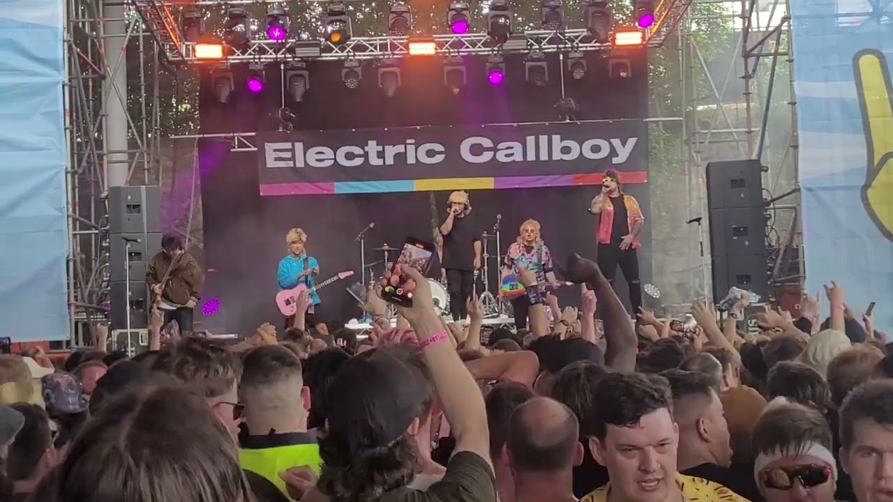 Electric Callboy hypa hypa live goodthings Brisbane 2022