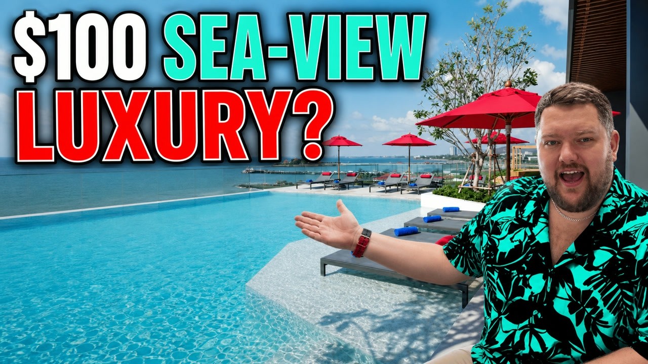 $100 Luxury Escape by the Sea 🌊 | Novotel Marina Sriracha – Room Tour, Rooftop, Views, Food + More