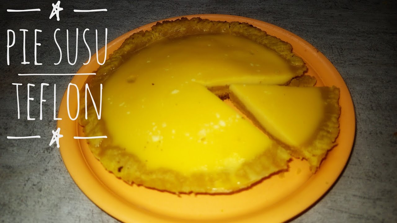 NO OVEN NO MIXER TAKARAN SENDOK ❗❗ PIE SUSU TEFLON 