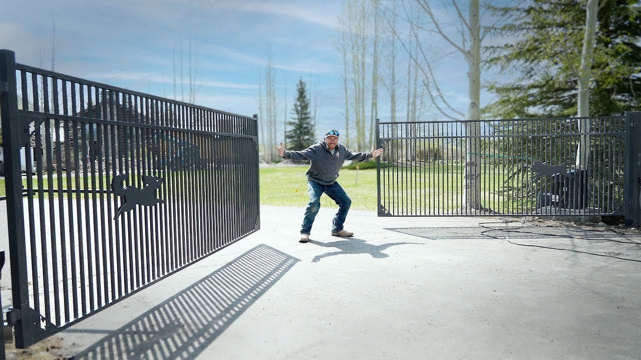 When You Need A Fancy Gate: Custom Automated Aluminum