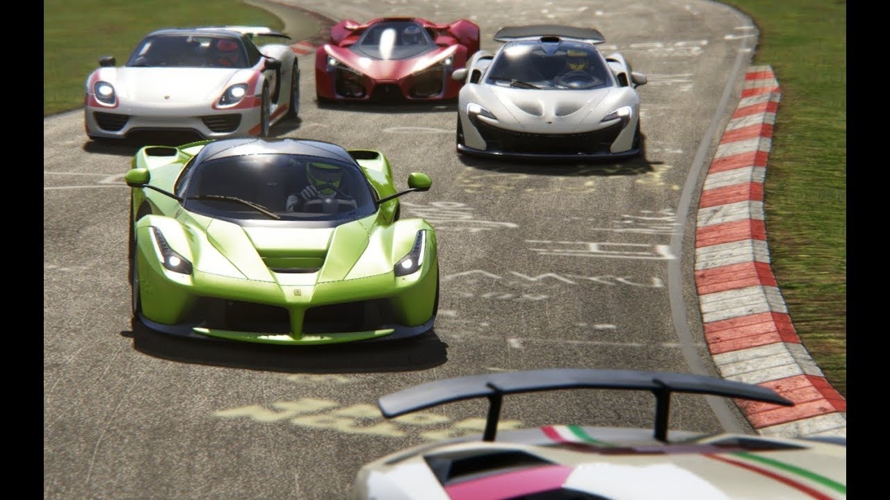 Ferrari F80 Concept vs Supercars at  Norschleife