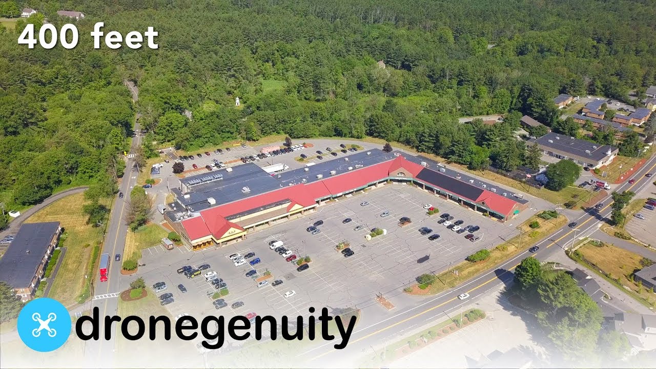 Что видит дрон с расстояния 400, 300, 200 и 100 футов?