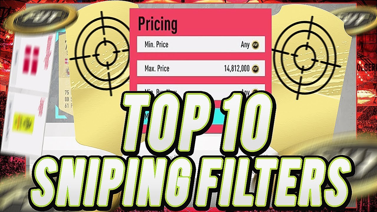 FIFA 20 TOP 10 SNIPING FILTERS! EASY COINS! FIFA 20 ULTIMATE TEAM