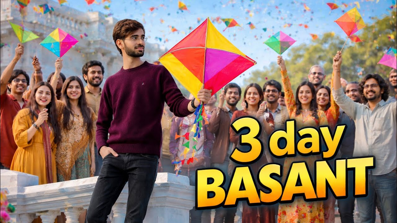 “Basant 2026 full enjoy ☺️ “Aap Pakistan se ho ya India se? Comment karo 🪁”