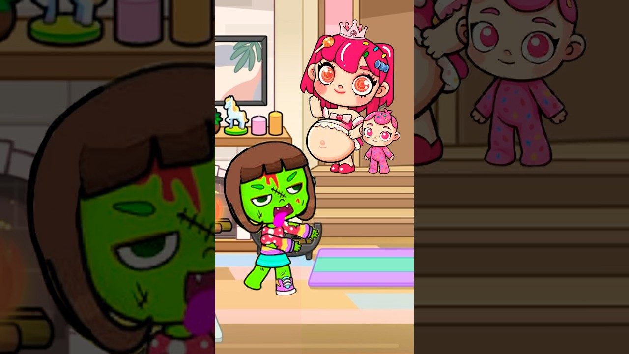 Zombies and avatar world 😳 #avatarworld #tocaboca #pazu