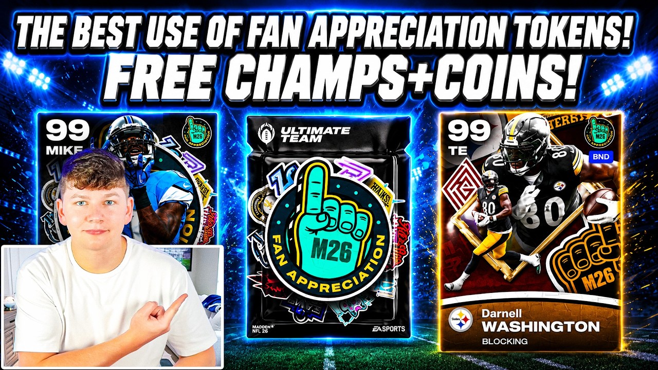 DO THIS WITH YOUR FAN APPRECIATION TOKENS! FREE CHAMPS AND TONS OF COINS!