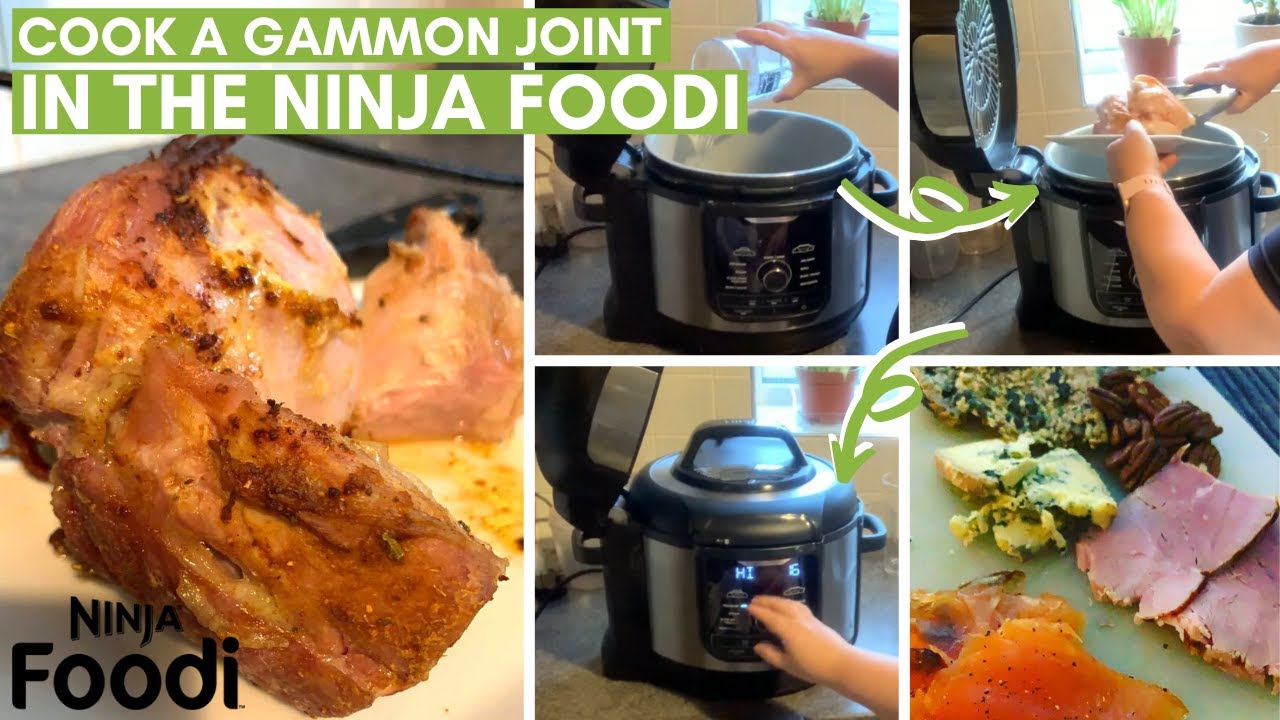 How to cook a gammon joint in the Ninja Foodi MAX 9-in-1 Multi-Cooker // Pressure Cook & Air Crisp