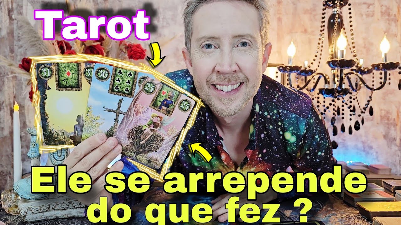 Ele se arrepende do que fez pra você ? Como ele vai agir ? Como ele está em relação a mim hoje tarot
