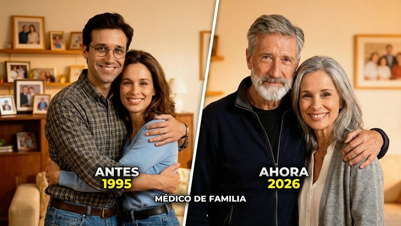 Caras del Tiempo: MÉDICO DE FAMILIA 🩺 Antes y Ahora (1995–2026) [4K]