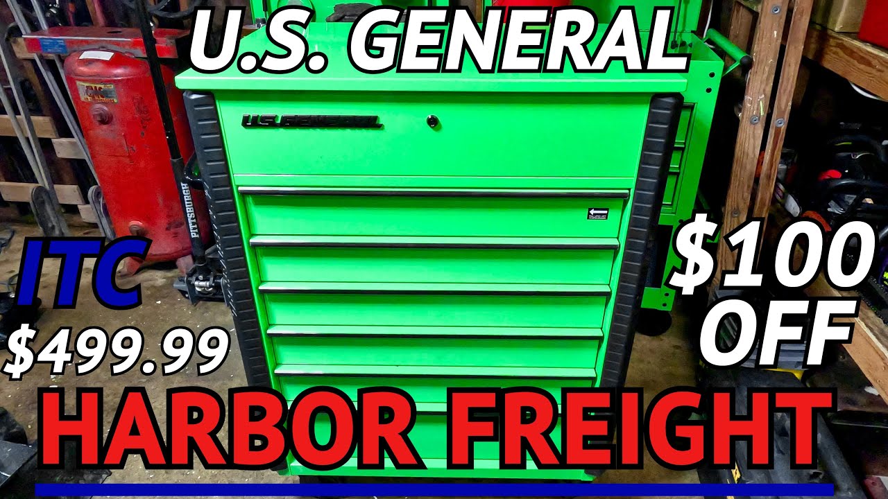Покупка сервисной тележки U.S. General Full Bank за 499,99 долларов США в Harbor Freight (предлож...
