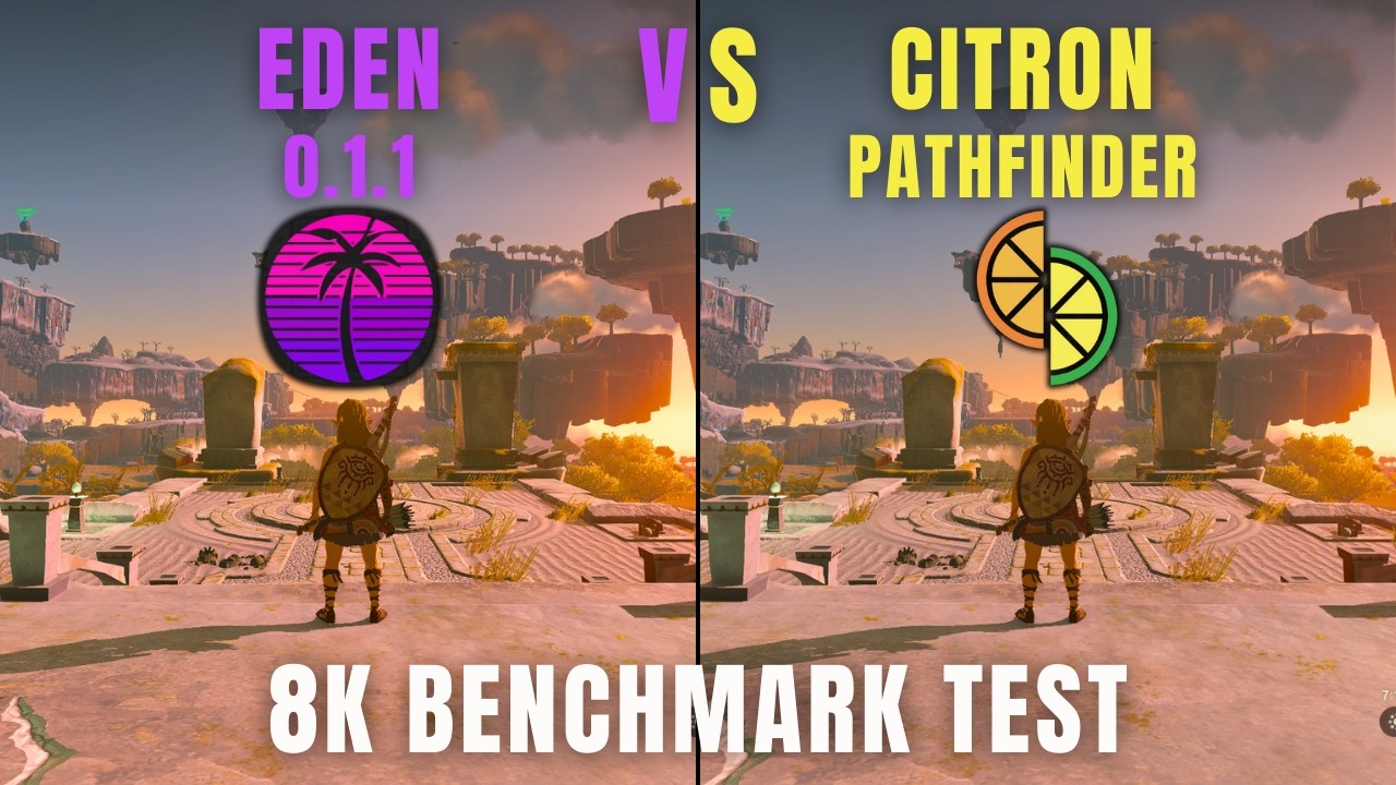 8K Emulation Test | Eden 0.1.1 VS Citron Pathfinder | Mario, Zelda, Pokemon...