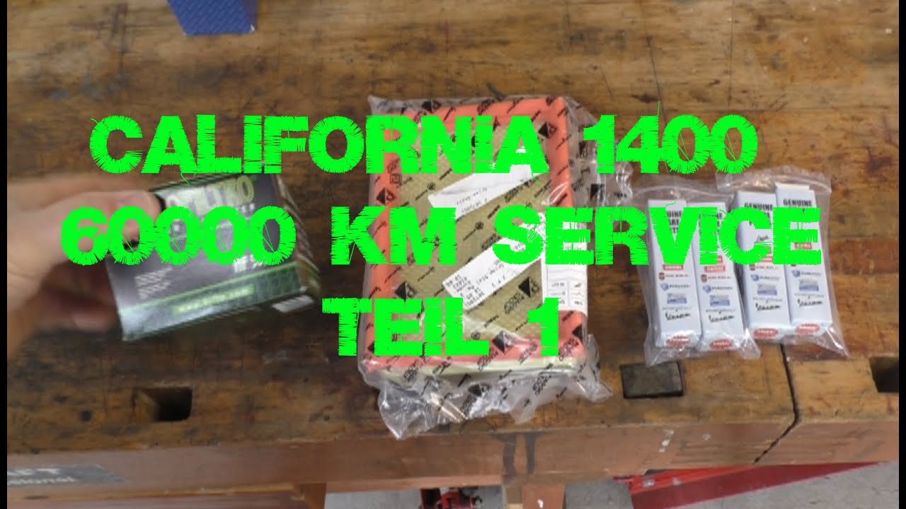 California 1400 60000Km Service, Teil 1