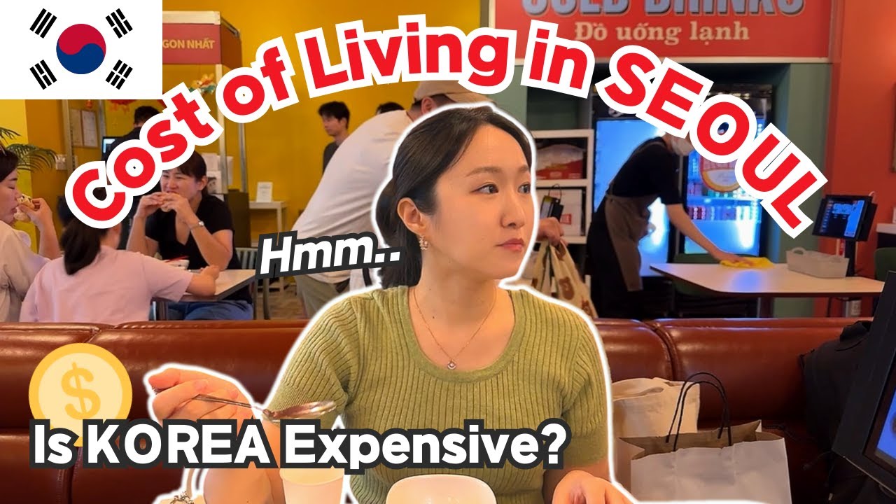 How Much I spend in 1 Day living in SEOUL, KOREA🇰🇷 | Cost of Living in Seoul | Learn Korean [CC]