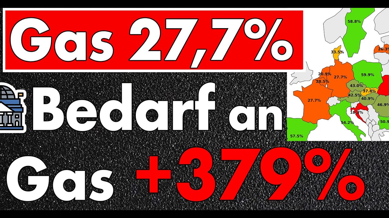 Gasmenge 4-fach größer, als im Herbst ausgeschrieben! Gasspeicher auf 27,7%! Lage ist kritisch!