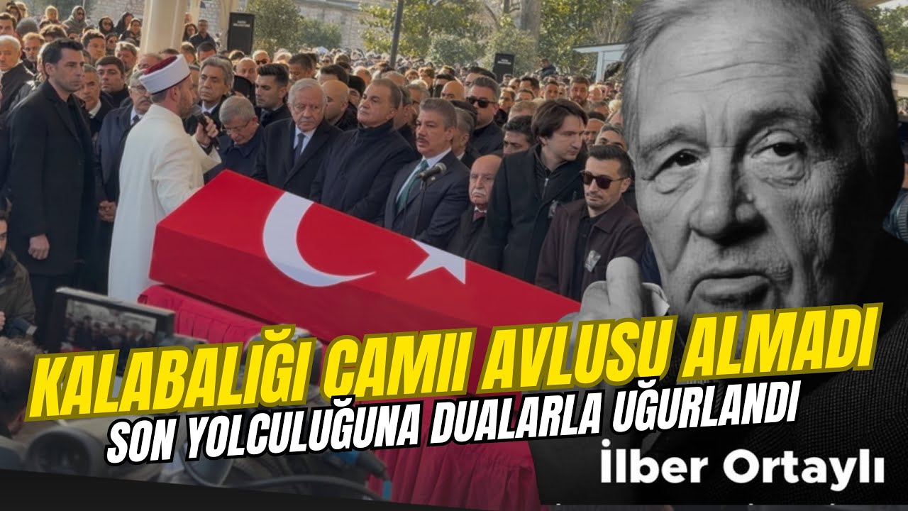 İlber Ortaylı’nın Cenazesine Katılan Tüm Ünlüler ve Bütün Görüntüler! Fatih Camii’de Uçsuz Kalabalık