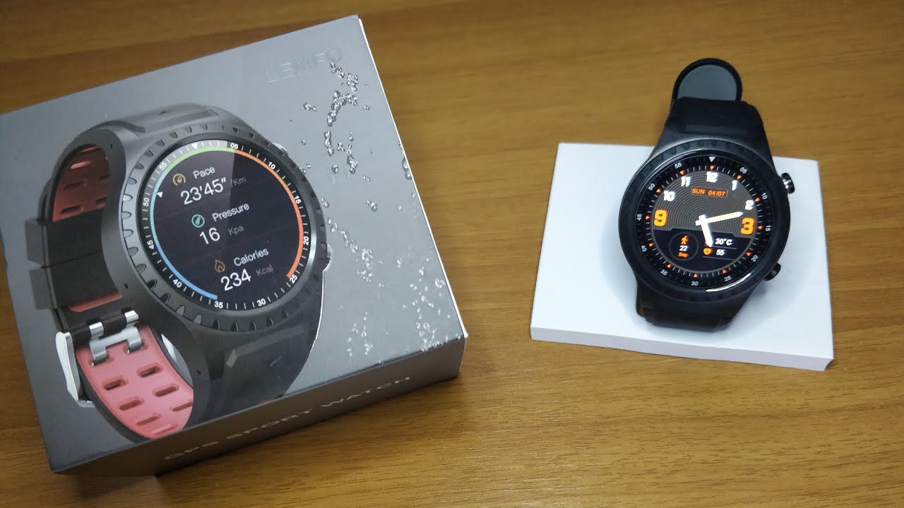 LEMFO M1 Unboxing SMA M1 Smart Watch SIM & Bluetooth Phone Call GPS IP67 Waterproof Heart Rate