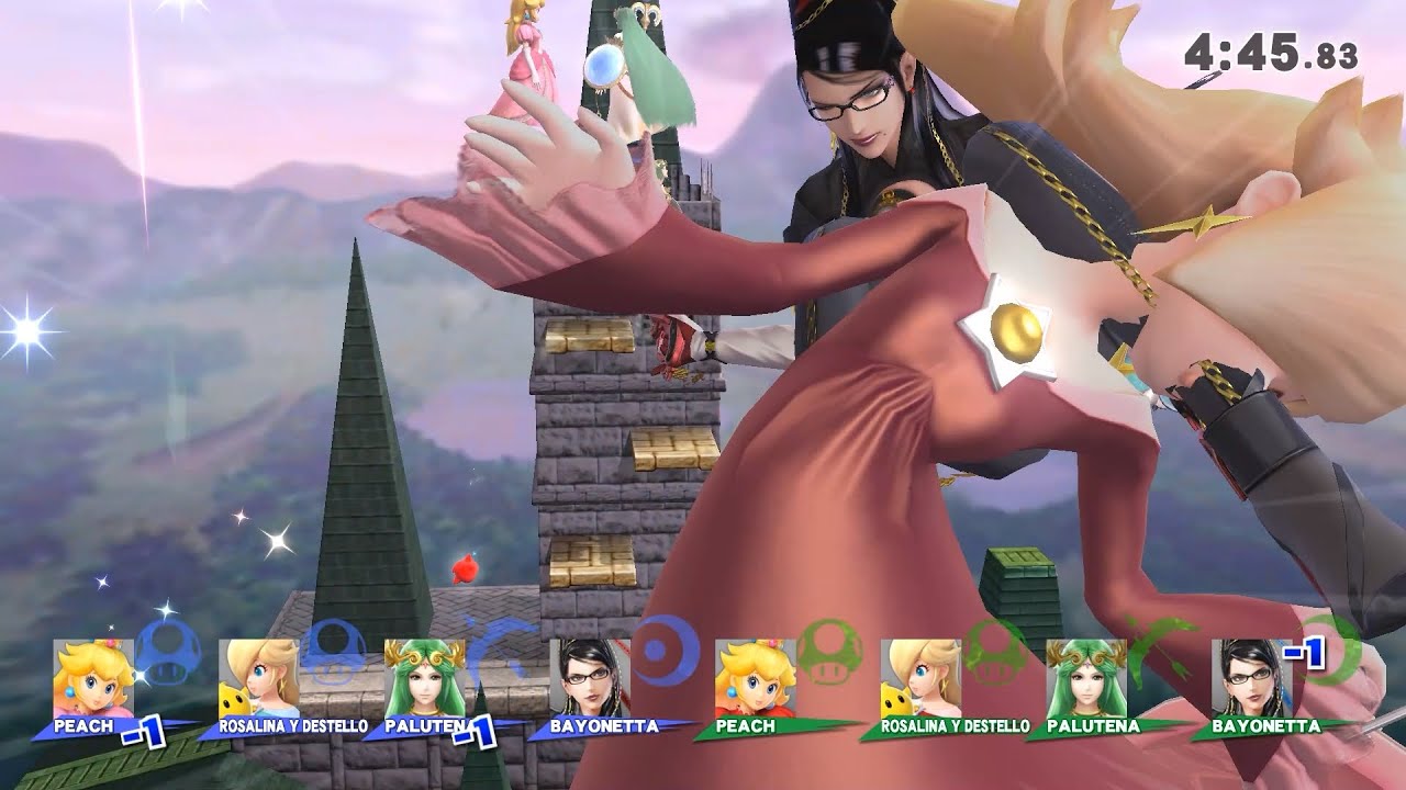 Smash Wii U - Giant Team Girls Battle (Only Blast and Screen KO) #25